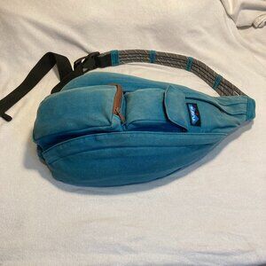 Kavu Rope Strap Sling Bag Large Crossbody Backpack Outdoors  Teal?